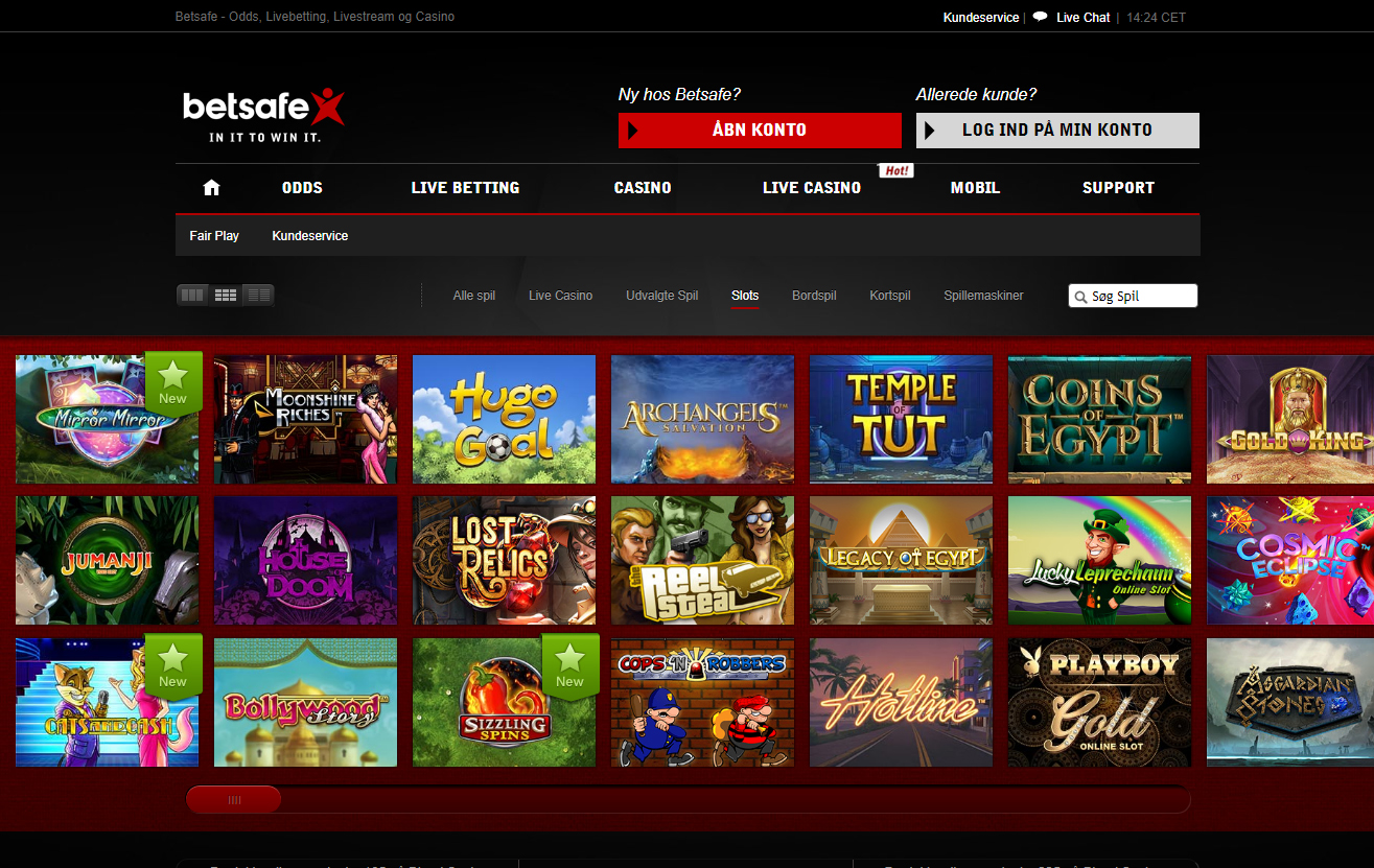 Betsafe Danmark Casino