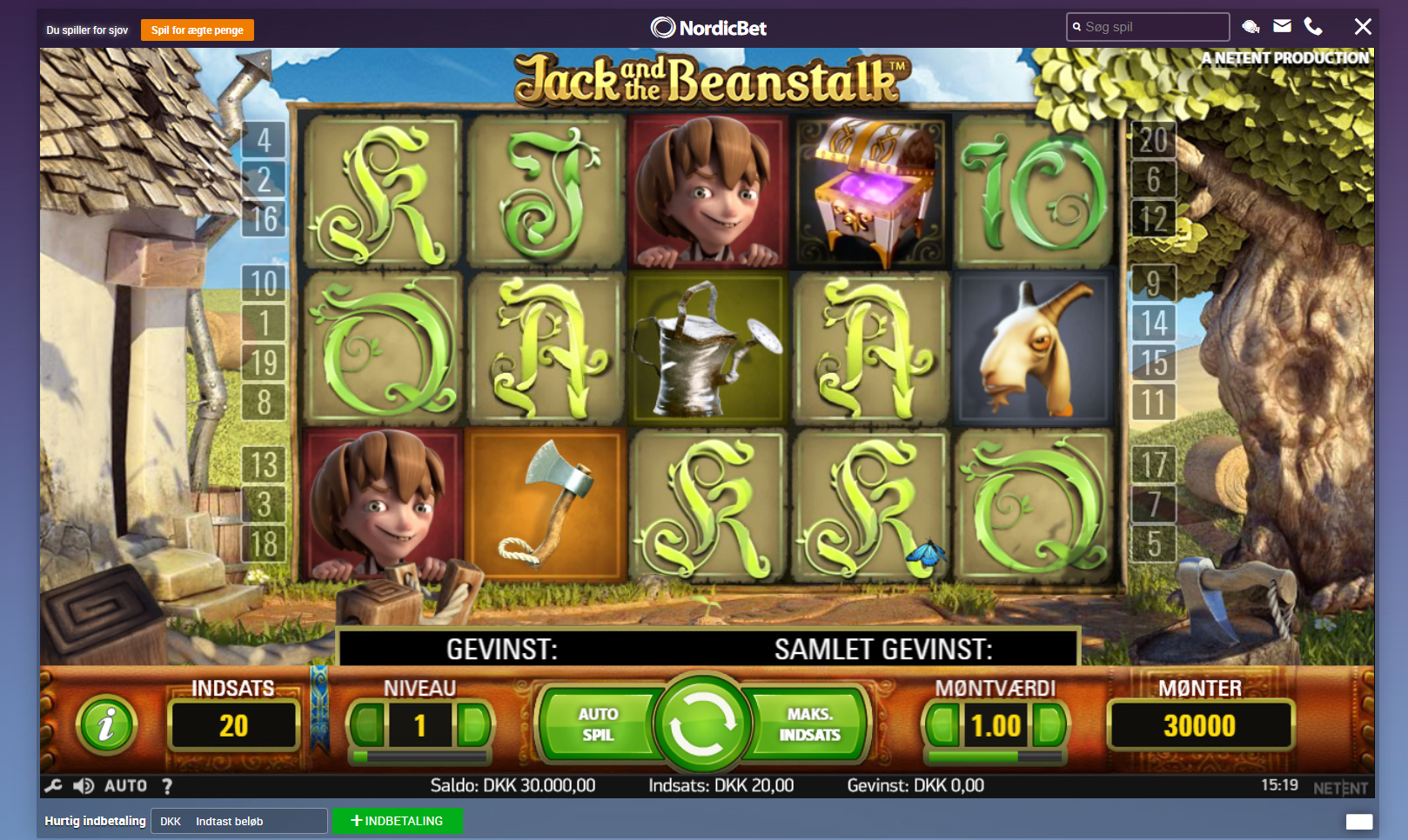 Nordicbet Danmark Casino Slot